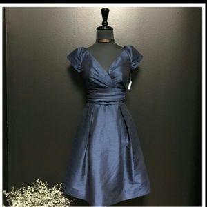 ALFRED SUNG Navy Blue Fully Lined Dress(Sz 2)